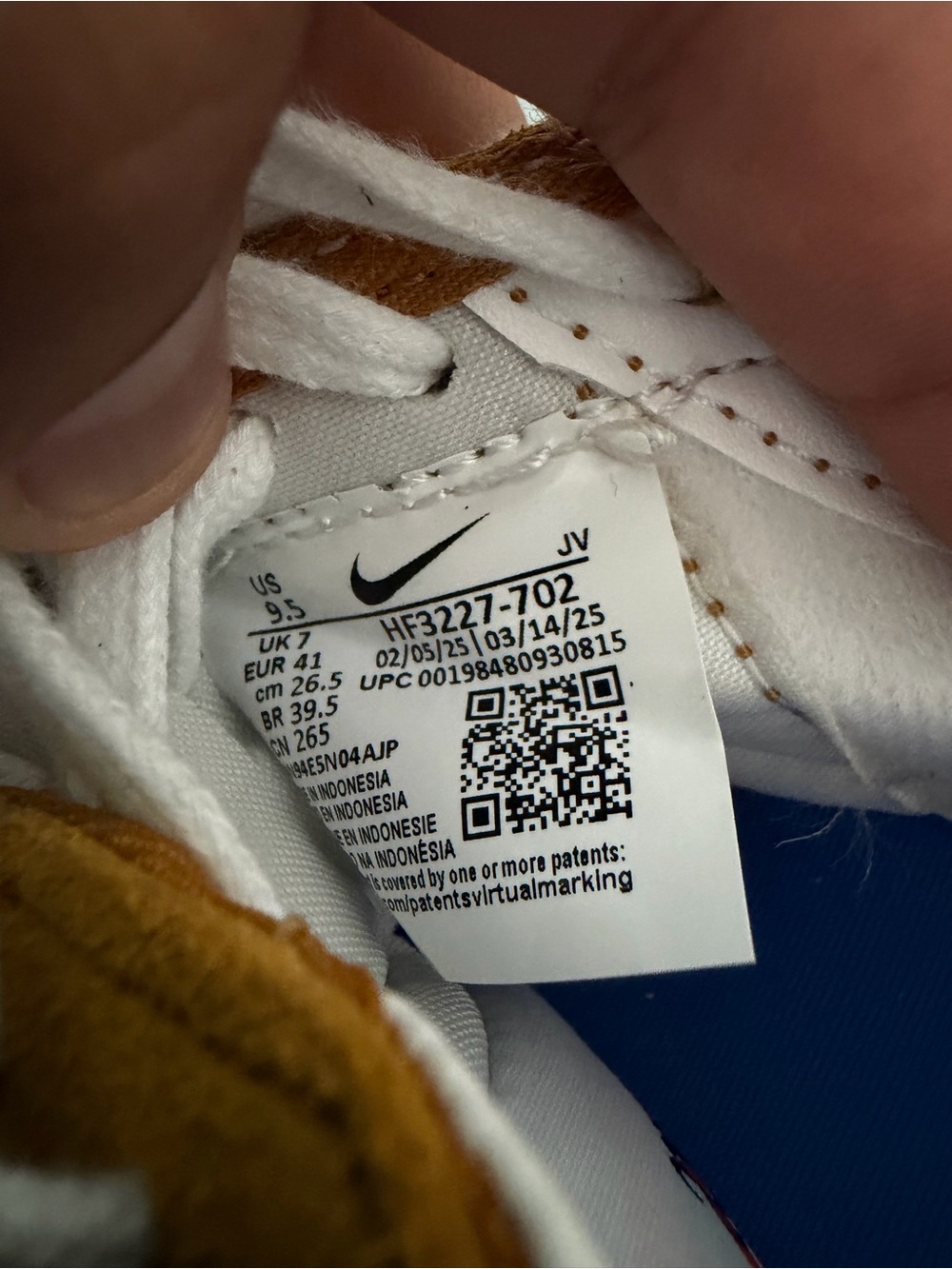 Nike LD-1000 Desert Ochre Hyper Royal Low Shoes Cortez HF3227 Women Size 9.5 - Picture 7 of 7